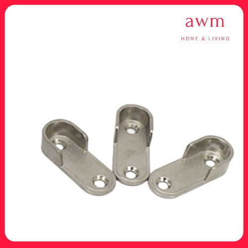 AWM Bracket Rod almari wardrobe holder rod wall mounted bracket rod