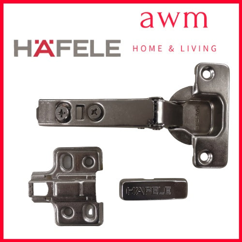 AWM Hafele Soft Closing Conceal Hinges 110° Clip On Hinge