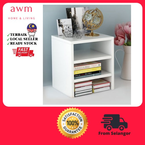 AWM Desk Organizer Desktop Organizer Table File Organizer Table Shelf Multipurpose Rack Rak Meja Bookcase Storage