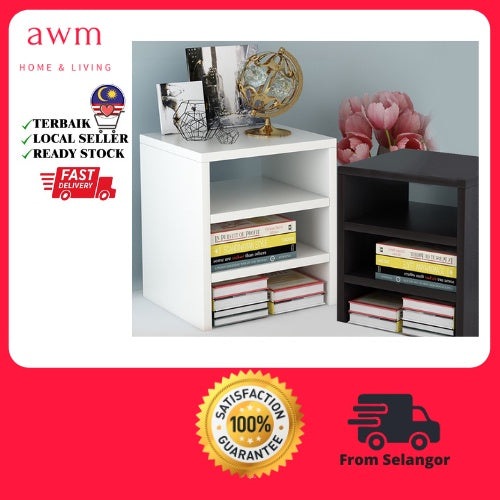 AWM Desk Organizer Desktop Organizer Table File Organizer Table Shelf Multipurpose Rack Rak Meja Bookcase Storage
